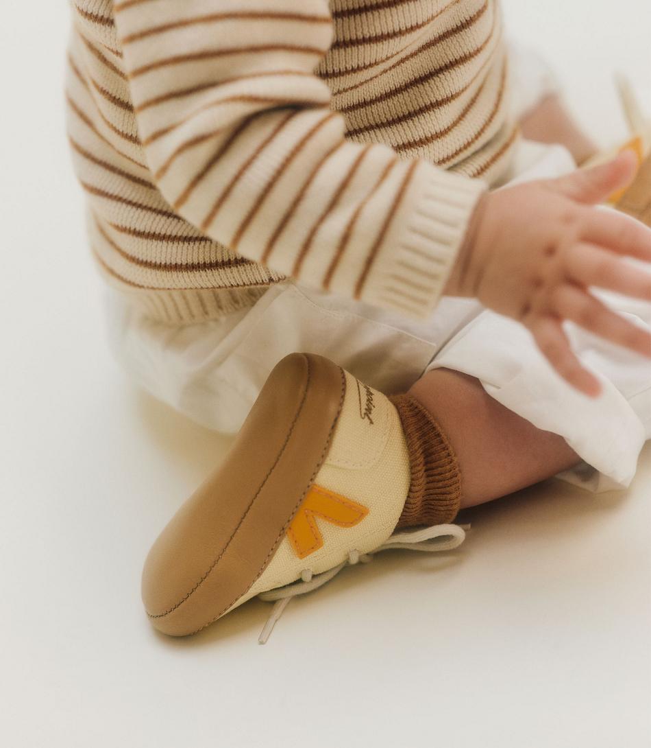 Veja Baby Canvas Bonpoint Butter Kids Vegan Beige | ATEGJ57257